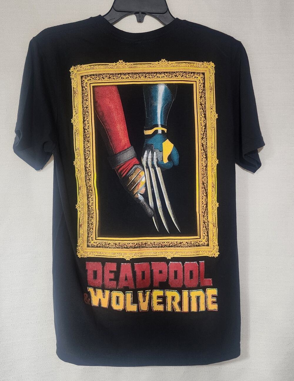 Marvel Deadpool and wolverine shirt men's Small-First picture back